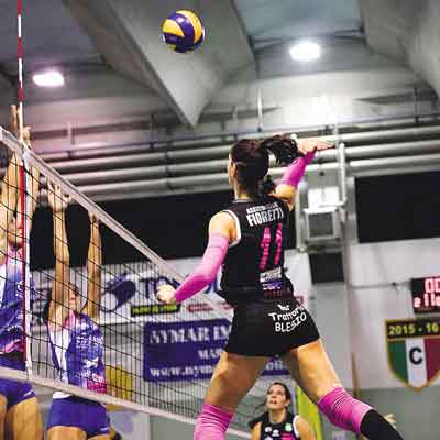Un’immagine di archivio di Alice Bocchino, top scorer della Tomolpack nella gara persa a Cusano Milanino