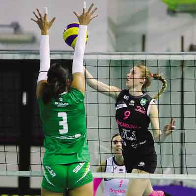 Alessandra Samarati ha firmato 8 punti sabato sera, tra cui quelli che hanno chiuso le prime due frazioni